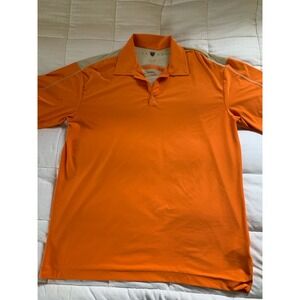 Nike Golf Shirt Mens Size XL Orange Short Sleeve‎ Performance